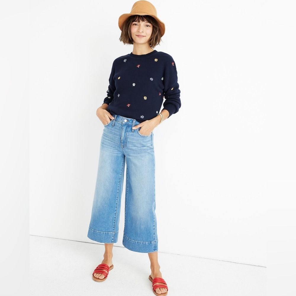 Madewell Sky Blue Flare Jeans